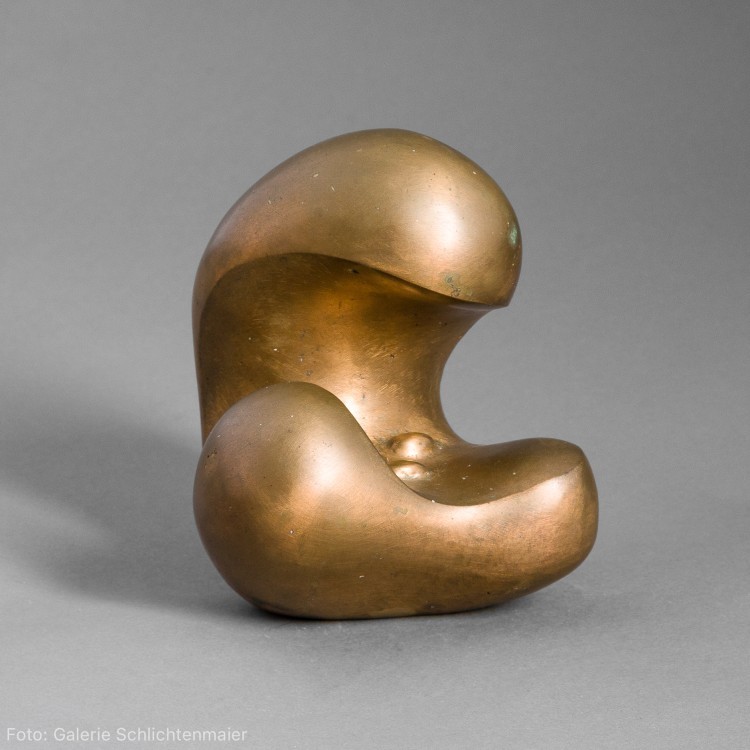 Art Alarm – Otto Baum, Urmutter, um 1950, Bronze, 12 × 10,5 × 11,5 cm