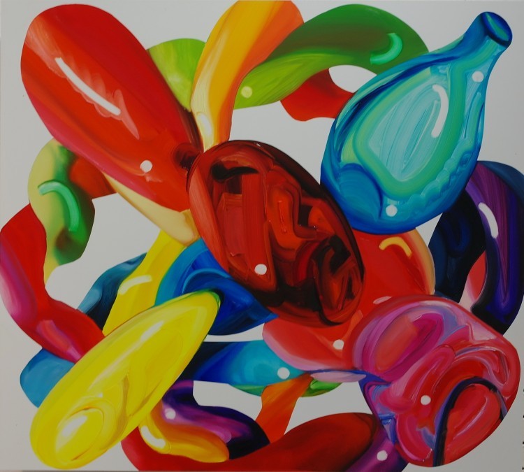 Art Alarm – Elisabeth Bereznicki, Hyperon 2022, Öl auf Aluplatte, 50 x 56 cm